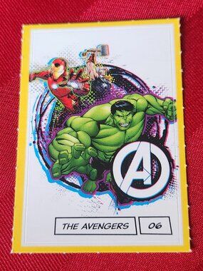 Loblaws Marvel Sticker - 06 Avengers - MAKE A BUNDLE!!